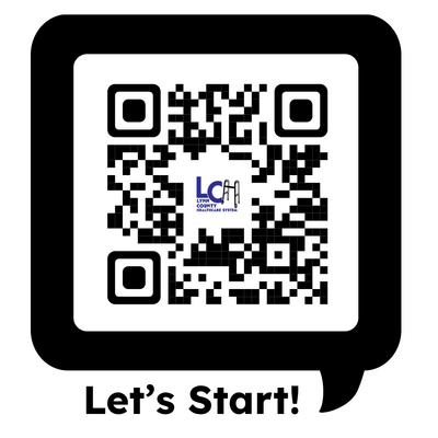 qr code that says lets start